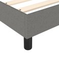 thumbnail image 5 of vidaXL Cadre de Lit Gris Foncé 100x203 cm Simple TG Tissu, 5 of 5