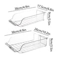thumbnail image 3 of JMYHOAM Storage Bags Drinks Fridge Storage Box Double Large Capacity Retractable Shelves PET Household Beer Cola Organiser Home Storage, 3 of 7