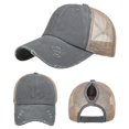 thumbnail image 2 of Unisex Men Women Solid Color Sun Hat Adjustable Baseball Cap Hip Hop Hat, 2 of 4