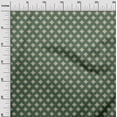 thumbnail image 3 of oneOone Rayon Olive Green Fabric Asian Block Geometrical Shape Craft Projects Decor Fabric Printed By The Yard 56 Inch Wide, 3 of 4