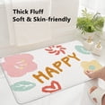 thumbnail image 4 of Non Slip Bathroom Rug 15.74 in x 23.62 in Soft Imitation Cashmere Area Rug for Bedroom Living Room Nursery Dorm, 4 of 6