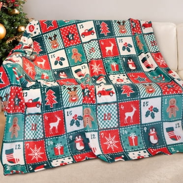 GOGREEN Cozy Blanket Printed Blanket King Christmas Collection Blanket - 300 GSM Fleece Blanket King Size Blanket for Home Decoration Ultra Soft Blanket Microfiber King Blanket (King - 108 x 90 )