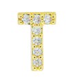 thumbnail image 1 of tredstone Simple Design Letter Rhinestone Earring Party Hiking Portable Stud Earrings Photo Shooting Ear Decor Jewellery T, 1 of 8