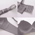thumbnail image 4 of Bras for Women, 3PCS Womans Printing Gathered Together Large Size Daily Bra Underwear No Rims, 4 of 9