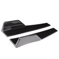 thumbnail image 4 of EIGTHTAIL Winglet Wing Pair Universal Side Skirt Rocker Splitter Side Winglet Wing Diffuser Car Body Kit Glossy Black 17.7x3.3in Side Splitter Wing, 4 of 8