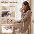 thumbnail image 4 of HOMCOM Folding Stools Set of 2, Foldable Bar Stools with PU Seat, White, 4 of 10