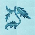 thumbnail image 1 of Ahgly Company Machine Washable Indoor Square Transitional Electric Blue Area Rugs, 4' Square, 1 of 7