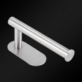 thumbnail image 3 of Qiilu Toilet Paper Holder, Wall Paper Roll Rack,Wall Mount Single Toilet Paper Holder Stainless Steel Tissue Roll Rack for Bathroom Accessory, 3 of 7