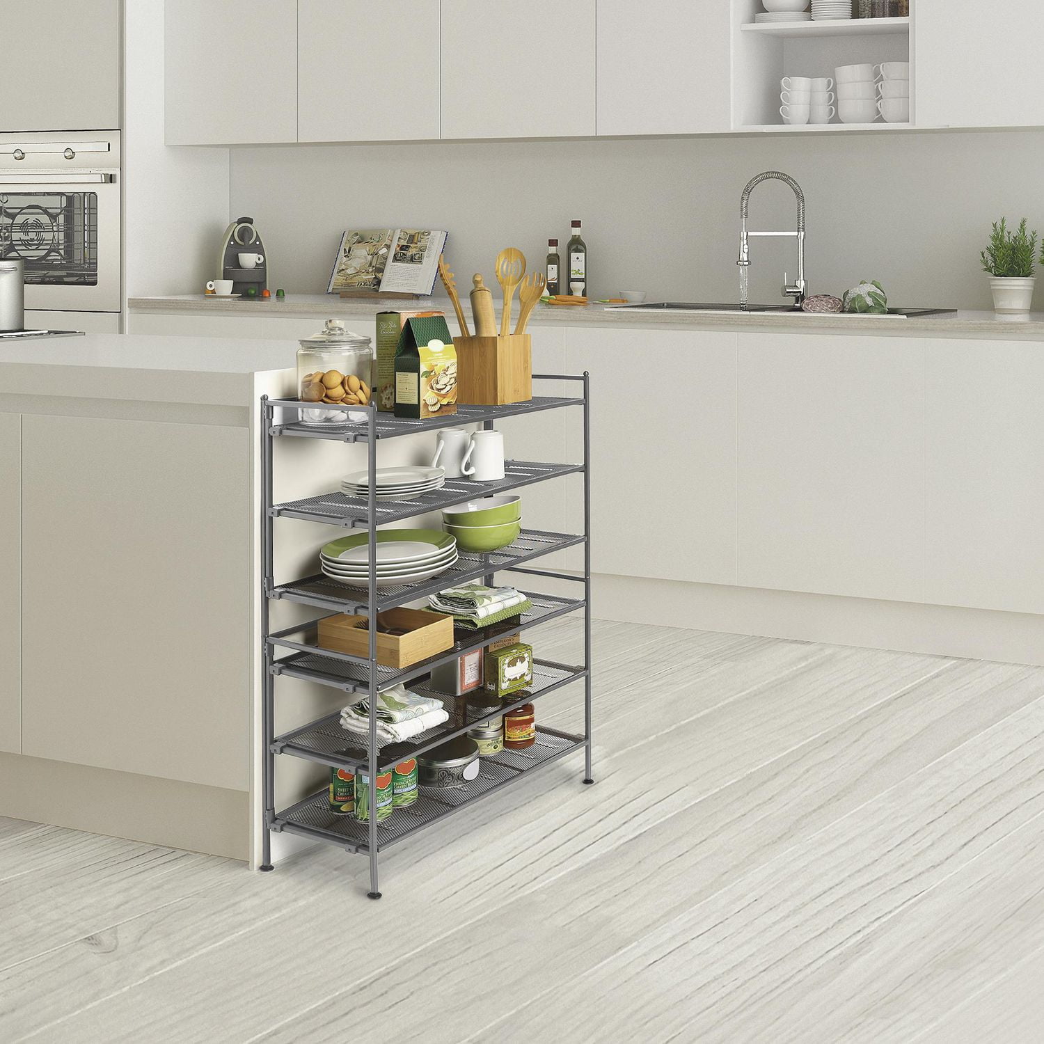 Seville Classics 3-Tier Iron Utility Shoe Rack