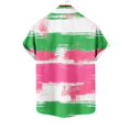 thumbnail image 5 of Styesk T-Shirts pour Homme Mode Décontractée Imprimé Poche Bouton Manches Courtes Col Rabattu Blouse Chemise, 5 of 5