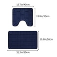 thumbnail image 3 of TopLLC Bathroom Rugs, Rugs for Living Room, Area Rug, Bath Mat Bathroom Water Absorbing Door Mat Convenient Wash Lightweight Fabric Water Absorption Non Slip Floor Mat Chenille floor mats, 3 of 6