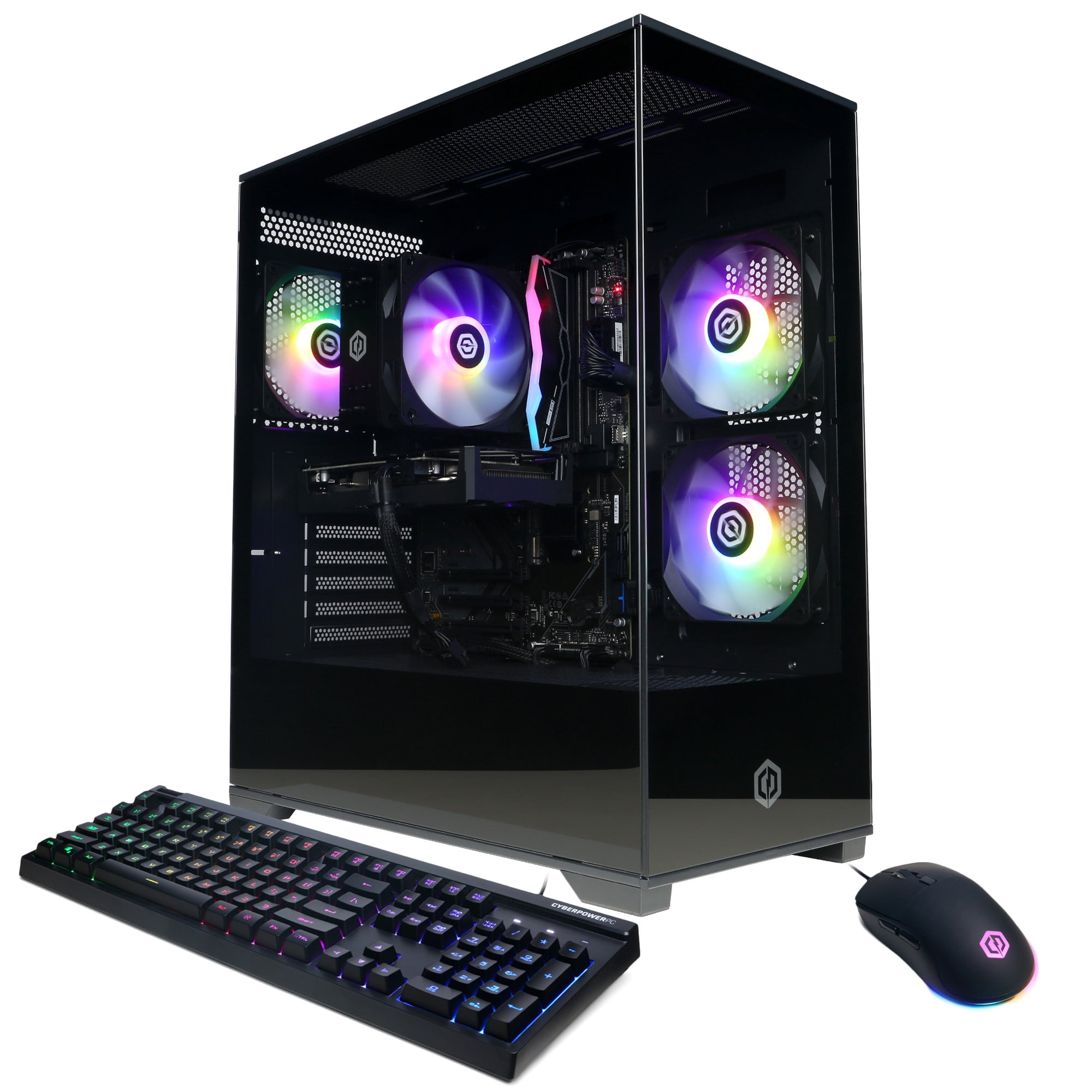 Ordinateur de jeux CyberPowerPC GMAI5400CPG avec AMD Ryzen 5 8400F