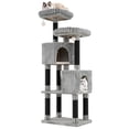 thumbnail image 2 of Costway Large Multi-level Cat Tree with 2 Condos, 2 Perch Beds, Scratching Posts, Balls, 2 of 10