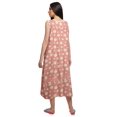 thumbnail image 3 of Moomaya Chemise de Nuit à Manches pour Femmes, Imprimée, en Coton, 3 of 5