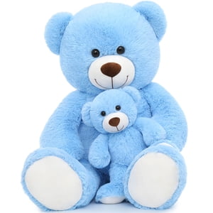 MorisMos 39" Ours en peluche géante maman et bébé en peluche douce animal farci