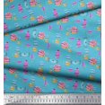 thumbnail image 1 of Soimoi Velvet Fabric Donuts Food Print Fabric by Yard 58 Inch Wide, 1 of 5