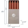 thumbnail image 3 of Bougies Aurores Boréales - 7 Pouces 12 Pk Effilées - Terre Cuite - 71727, 3 of 3
