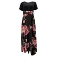 thumbnail image 5 of Cameland Robe Longue Décontractée de Plage pour Femme à Imprimé Floral Coloré Teinture sur Nœuds, 5 of 5