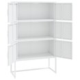 thumbnail image 2 of vidaXL Highboard White 80x35x135 cm Steel, 2 of 5