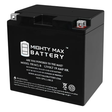 YB16CL-B Batterie 12V 19AH pour Yamaha All Wave Runner Modèles 1987-2008