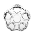 thumbnail image 2 of 2X Clear Glass Heat-Resisting Heart Shape Teapot' Warmer Heater Base Candle Holder, 2 of 7