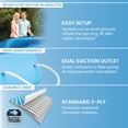 thumbnail image 4 of Intex 15' x 48" Easy Set Above Ground Swimming Pool Kit w/ 6 Replacement Filters, 4 of 7