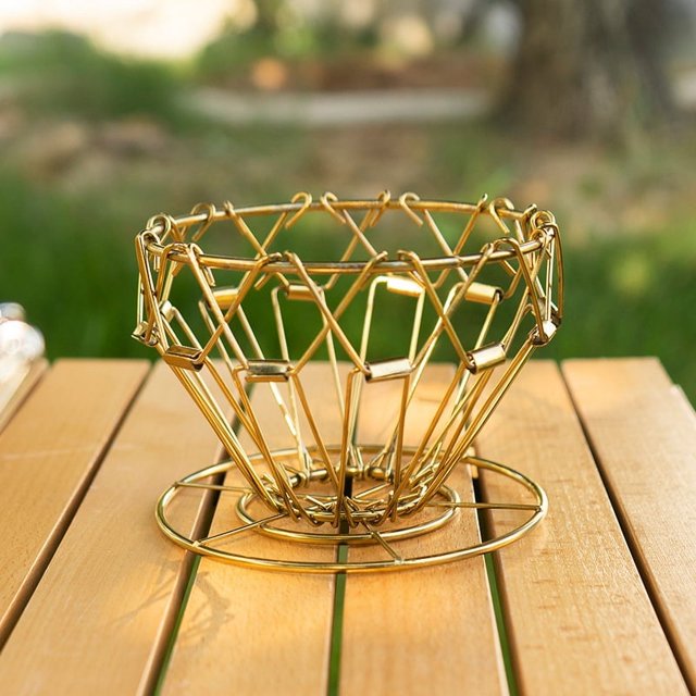 Égouttoir à Café en Acier Inoxydable 304 pour Camping, Filtre à Café Infusé à la Main, Extérieur, Pliable, Portable, Égouttoir Rétro