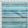 thumbnail image 4 of oneOone Polyester Spandex Turquoise Blue Fabric Stripes Sewing Craft Projects Fabric Prints By Yard 56 Inch Wide, 4 of 4
