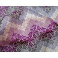 thumbnail image 4 of oneOone Silk Tabby Purple Fabric Turtle Block Sewing Craft Projects Fabric Prints By Yard 42 Inch Wide, 4 of 4