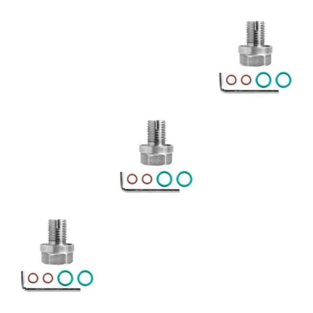 Ruiboury Stainless Steel Self Tapping Oil Plug For Durable And Rust-resistant Solutions CNC Is M18.1X1.5 3Set
