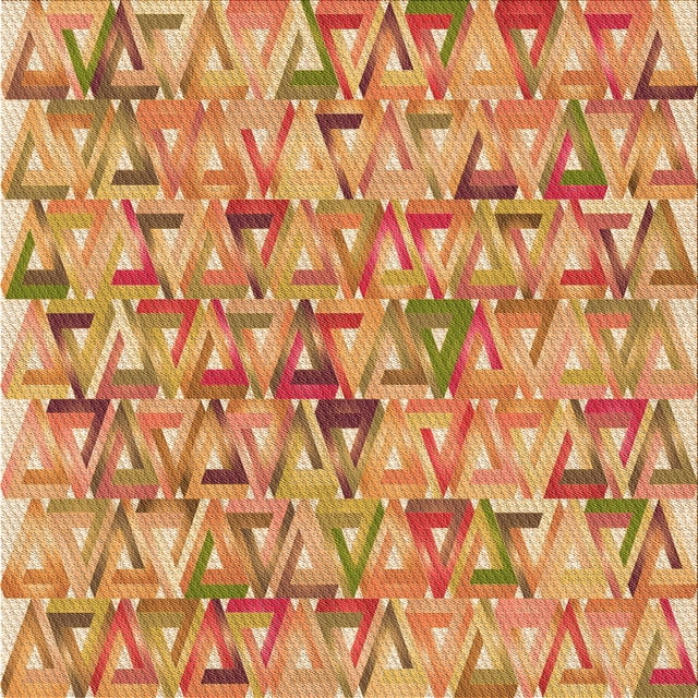 Ahgly Company Machine Washable Indoor Square Transitional Orange Area Rugs, 8' Square
