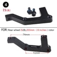 thumbnail image 3 of Mosiee Newest Useful Mount Adapter Aluminium Alloy For 140 160 180 203Mm Rotor, 3 of 7