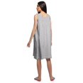 thumbnail image 4 of Moomaya Robe de Nuit Trapèze Sans Manches Imprimée pour Femme en Coton, 4 of 6