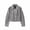 Gris, variante sur Veste en Cuir Femme Chic Veste en Cuir pour Femme avec Poches Zippées et Effet Lavé Design Court Veste en Cuir pour Femme
