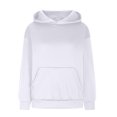 thumbnail image 4 of MeetoTime Women's Oversized Sweatshirt Fall Lightweight Long Sleeve Hoodie Fleece Pocket Pullover Tops, 4 of 6