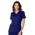 thumbnail image 1 of Landau ProFlex Haut de Sarrau pour Femmes : 3 Poches, Coupe Moderne Ajustée, Col en V Extensible 4169, 1 of 1