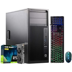 HP Z240 Tour Performance rapide Workstation Gaming Desktop PC Ordinateur - Intel Core i7 6th Gen Processeur 8GB DDR4 RAM| 1TB SSD| Windows 10 Pro| Adaptateur Bluetooth