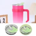 thumbnail image 1 of 1 Pack Replacement Lids For 40 Oz Tumblers Compatible With And Others. Drinking Options: Directly Or Use A Straw Through The Flip Open Lid Lettuce Fresh Container Reusable Storage Bags Sandwich Bags, 1 of 4
