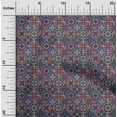 thumbnail image 1 of oneOone Silk Tabby Fabric Floral & Geometric Ethnic Print Fabric BTY 42 Inch Wide, 1 of 4