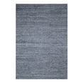 thumbnail image 1 of Tapis Rome Contemporain Transitionnel en Laine Gris Foncé Fait à la Main, 1 of 4