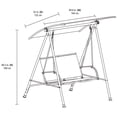 thumbnail image 3 of Mainstays Carlington Patio Swing, 3 of 9