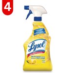 Lysol Disinfectant All-Purpose Spray nettoyant, citron, 650-mL (4 Boîte)