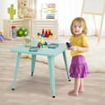 thumbnail image 2 of Costway Table Carrée en Acier de 27 Pieds' pour Enfants, Table d'Activités pour Jouer et Apprendre, Intérieur Extérieur, 2 of 10