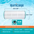thumbnail image 3 of Hurricane HF9410-01 Cartouche de Filtre Avancée pour Piscine et Spa, Blanc, 3 of 7