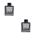thumbnail image 3 of kurtrusly 1/2/3/5 Empty Square Glass Diffuser For Fragrance - Thickened Bottom Anti-Slide With Excellent 200mL Smoke Grey 2PCS, 3 of 6