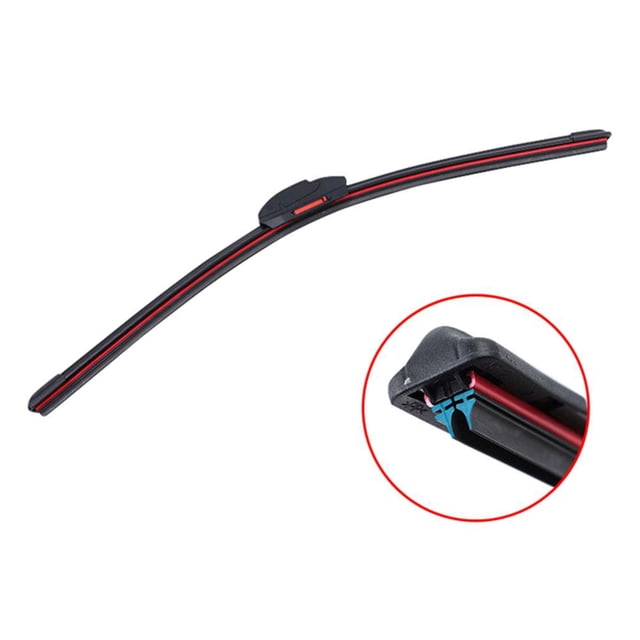 Car Wiper blades Universal Frameless Bracketless Car Double Str Rubber GX