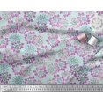 thumbnail image 3 of Soimoi Poly Georgette Fabric Flower Artistic Print Fabric by the Yard 42 Inch Wide, 3 of 3
