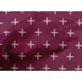 thumbnail image 4 of oneOone Cotton Poplin Fabric Plus Sign Kasuri Print Sewing Fabric BTY 56 Inch Wide, 4 of 4