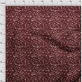 thumbnail image 4 of oneOone Georgette Viscose Maroon Fabric Abstract Sewing Craft Projects Fabric Prints By Yard 42 Inch Wide, 4 of 4
