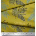 thumbnail image 2 of Soimoi Green Rayon Fabric Berries Leaves Printed Craft Fabric by the Yard 56 Inch Wide, 2 of 2